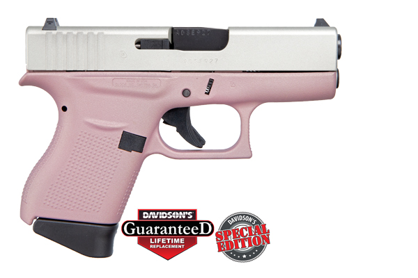 Handguns Apollo Custom|Glock 43 USA 9MMLUGER GLK 43 9MM 6RD PINK SA